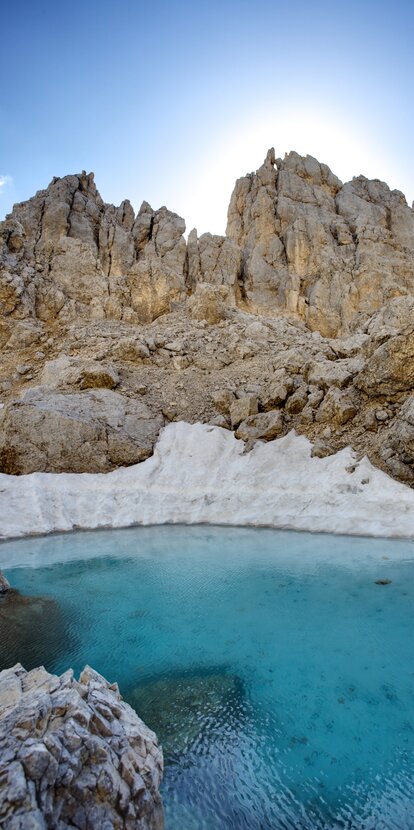 hellblauer See Schnee Berge | © Ph. Günther Pichler